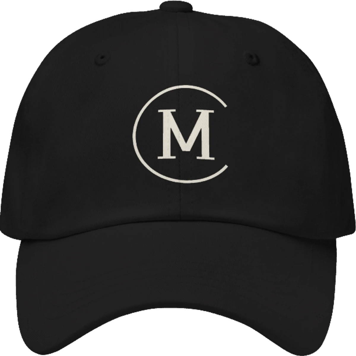 The Monogram Cap in Black, view 2
