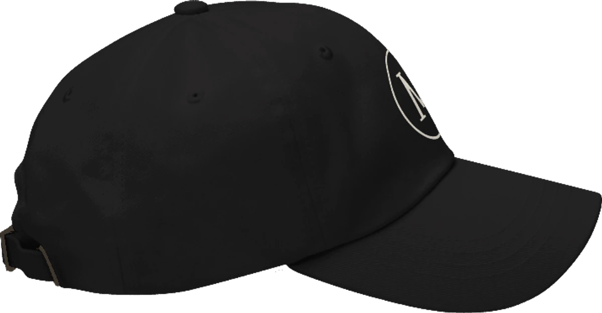 The Monogram Cap in Black, view 4